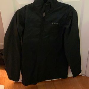 Columbia black zip up jacket.